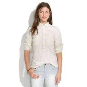 Madewell Chambray Popover Shirt